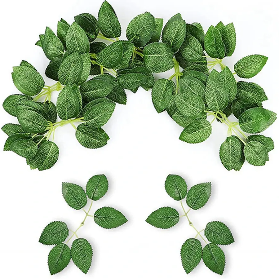 Silk Rose Leaves
