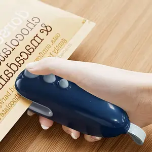 2 in 1 Mini Handheld Vacuum Sealer, 1 Count USB Charging Portable Vacuum Sealer, Food Storage Sealer for Snack, Leftover & Meal Prep