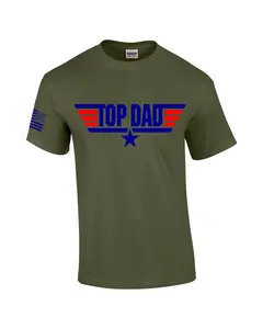 TRENZ SHIRT COMPANY Men's USA Patriotic Short-Sleeve Graphic T-Shirt, Top Dad Fathers Day Tee