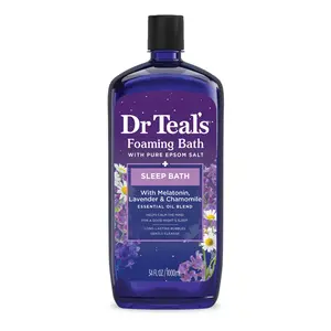 Dr Teal'S Foaming Bath, Sleep Bath with Melatonin, Lavender & Chamomile Essential Oils, 34 Fl Oz. PDC Brands