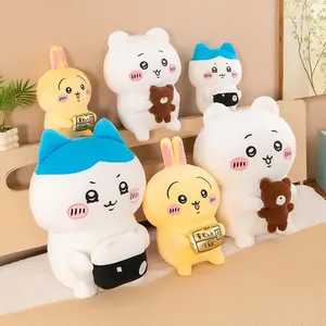 Cute Chiikawa Usagi Hachiware Plush Toy Kawaii Cartoon Plush Doll Room Decoration Christmas Gift for Boys and Girls