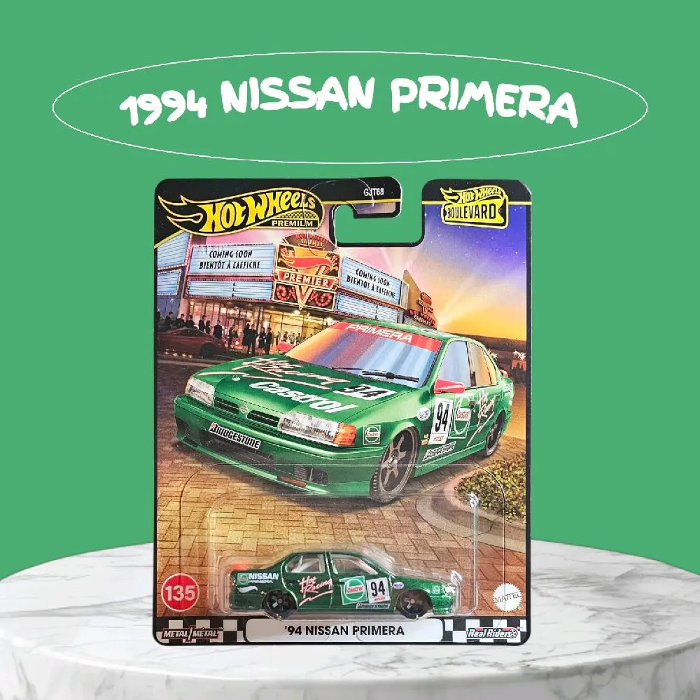 ​Hot Wheels Premium Boulevard Series - '94 Nissan Primera (BTCC Race Livery)