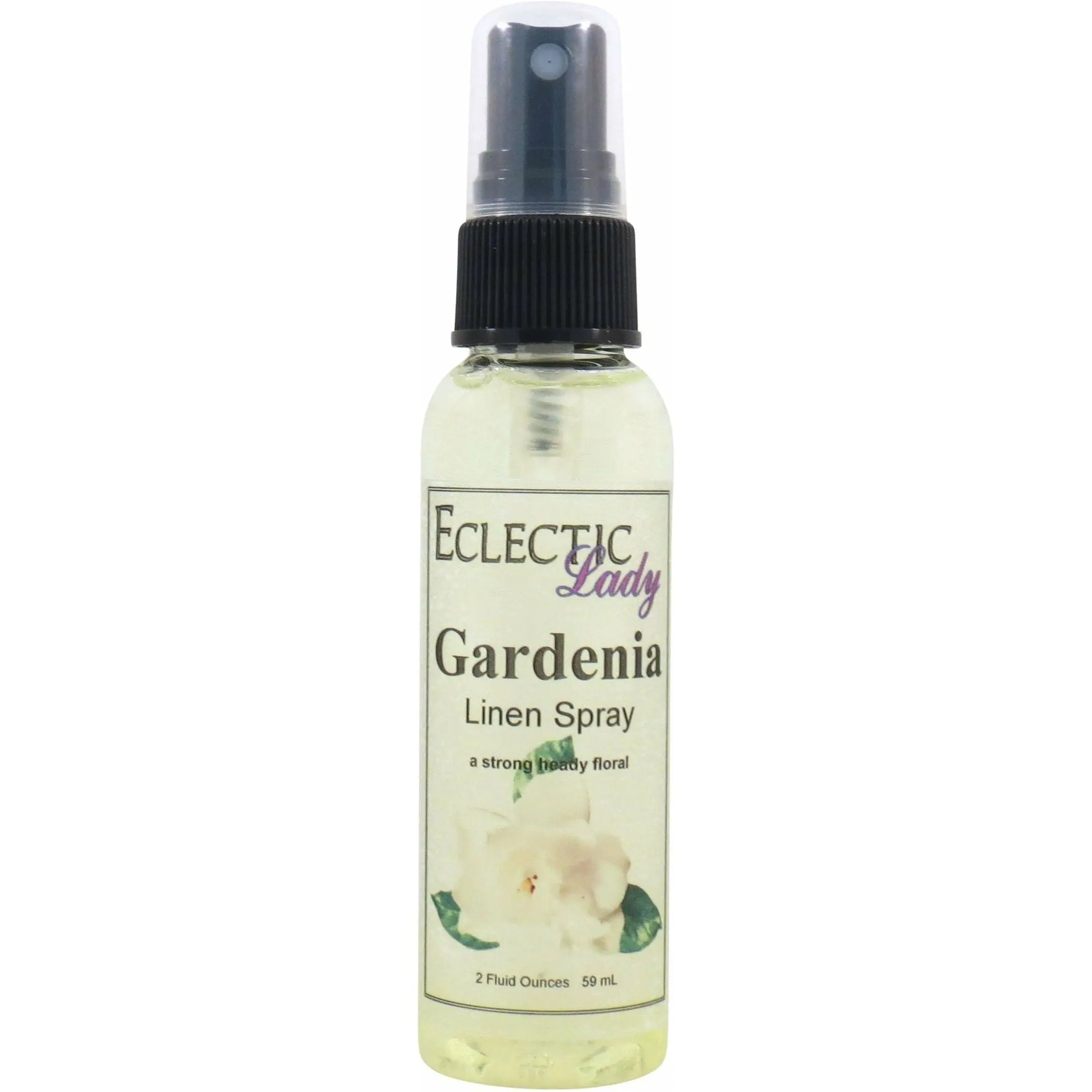 Gardenia Linen and Sheet Spray - No Artificial Colors, Parabens, or Preservatives - Long-Lasting Scent for Bed, Fabric & Pillow
