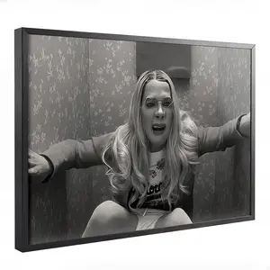 Funny Canvas Wall Art Bathroom Decor Black And White Comedy Movies Poster White Chicks Oil Painting Modern Artwork for Living Room Dorm Wall Home Decoration