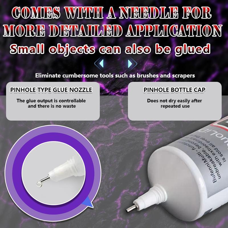 110ml/3.7 Fl Oz Multi-Purpose B6000 Adhesive, Clear Crafting Glue with Precision Dotting Pens, Wax Pencil & Tweezer Kit for Jewelry, DIY Projects & Art Creation