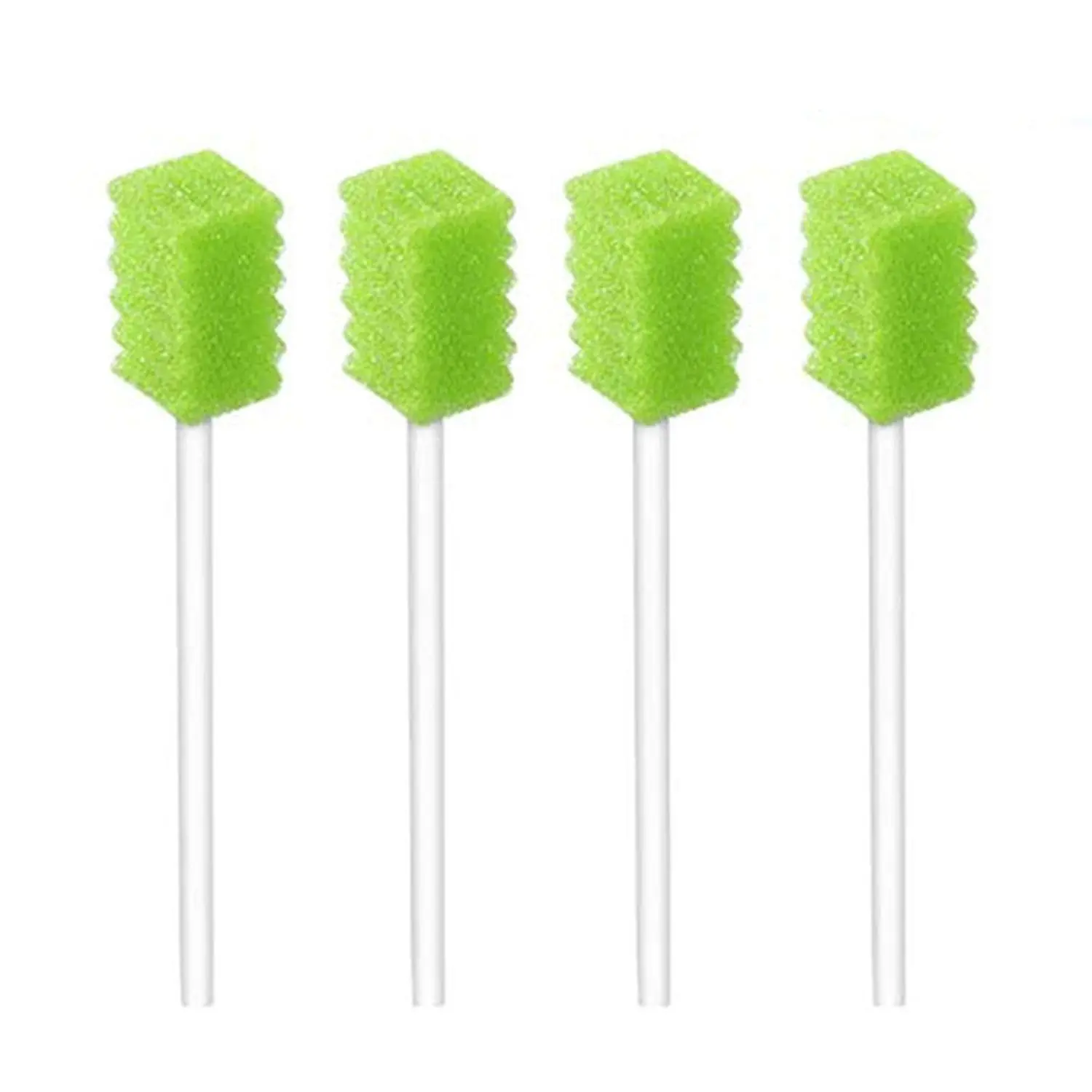Sterile Disposable Oral Swabs (250 Pack), Unscented Dental Sponge Swabsticks for Mouth & Gum Cleaning