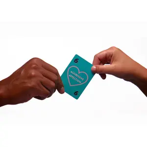 Aggressive Affection Card Game - Fun Hilarious Party Game with 68 Cards & 14 Wild Cards for 150 Total Instructions Included