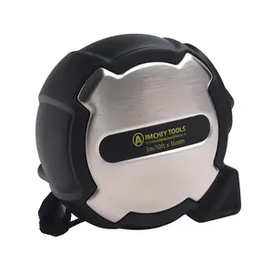 10FT/16FT Tape Measure, Small Retractable Measuring Tape, Mini Tape Measure with Metric/Inch, Dual Sided, Magnetic Hooks, Rubber + Stainless Steel Case, for Home, Construction & DIY