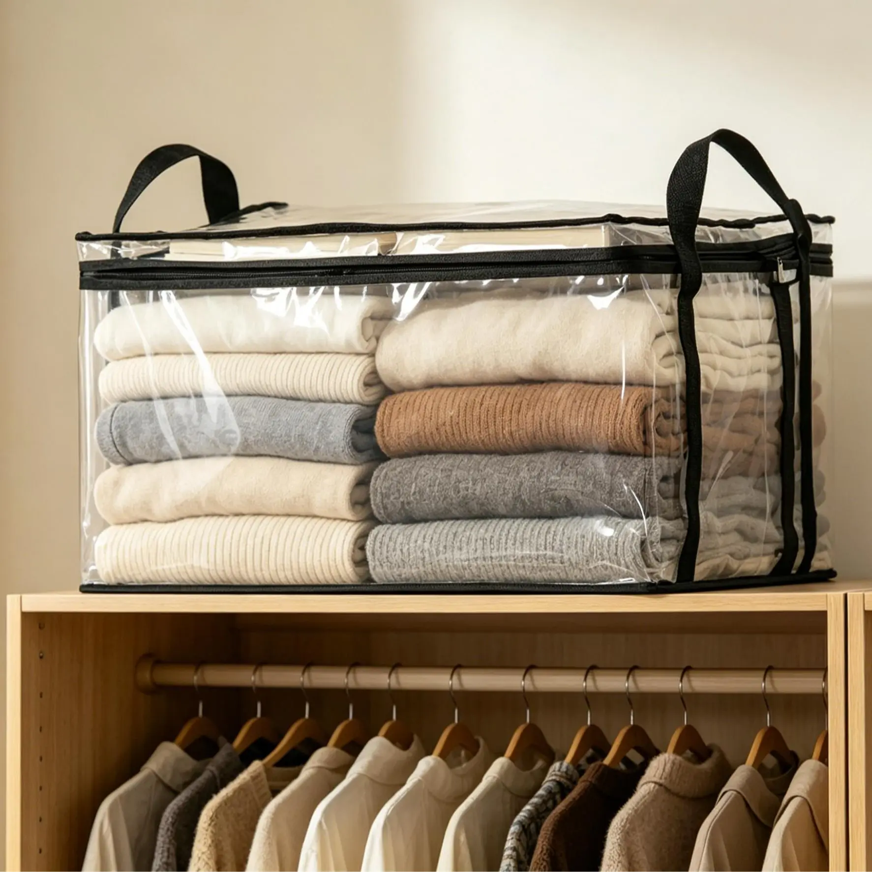 Transparent & Thickened Book Storage Box, Durable for Long-Term Use