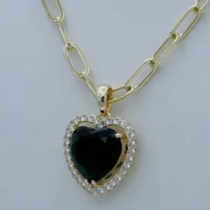 Rodriguezjewerly # 2849 Necklace # 3590 Pendant ( Green)