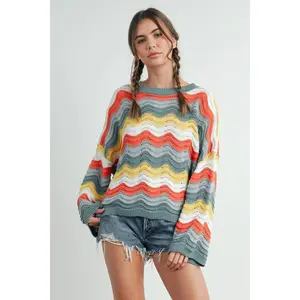 Golden Hour Cotton  Knit Sweater