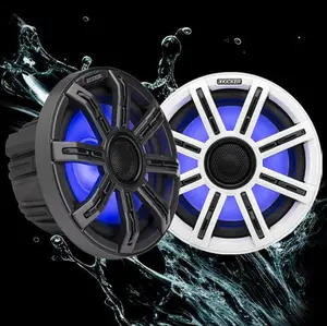 Kicker MSC8 | 2-way 8" marine speakers with RGBW LED lighting