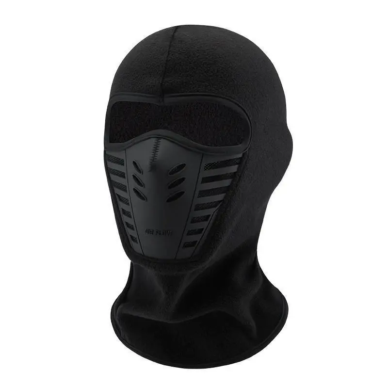 Premium Unisex 3D Breathable Face Covering Biker Mask - 4-in-1 Versatility Moto Protective Gear, Wind-Blocking Fleece Neck Gaiter, Premium Ski Mask for Motorcycle Riding, 1 Size, Outdoor Sports Mask