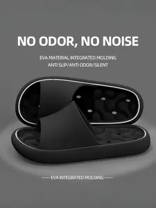 Stylish Eva Men's Casual Slippers with Thick Non-Slip Sole, Lightweight and Durable for All Seasons, Available in Multiple Colors, Anti Slip Slippers