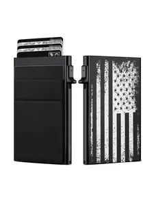 Men's Business Plain Color Rfid Wallet, Trendy Card Holder with Multiple Card Slots, Fashionable Wallet for Daily & Work Use for Men, Business Wallets, Stylish Wallet