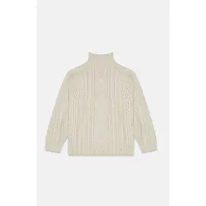 Fear of God Essentials Men's WheatÂ Cable Knit Turtleneck Sweater