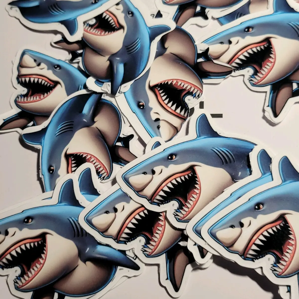 1 shark sticker