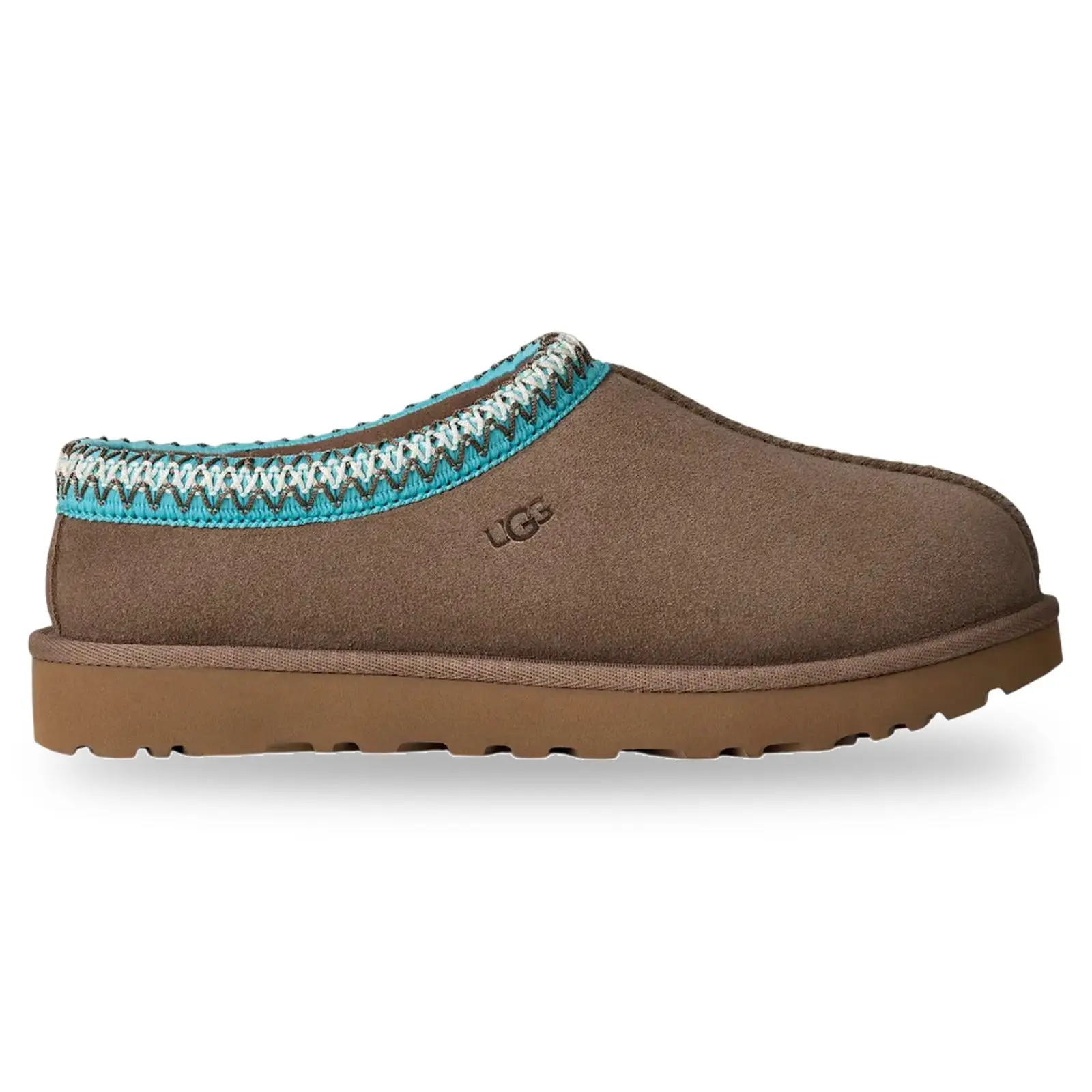 UGG Tasman II Slipper Caribou Sapphire Ice Women's Authentic Sneaker 1174470-CPPH Original Brown Tan Blue Suede Comfortable Everyday Wear Slip-on Fuzzy Cozy Warm Winter Girls Shoe, Footwear, Slide