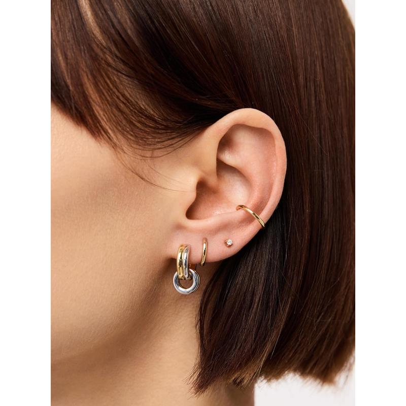 Huggie Earrings - Asher Drop