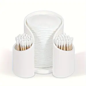 PrimPick Bracket for mats and Q-Tips, dispenser for dental floss, storage organizer for bathroom supplies, makeup organizer for vanity, bathroom essentials.