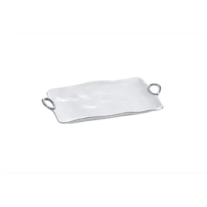 Handles with Style - White and Silver - Large Platter
