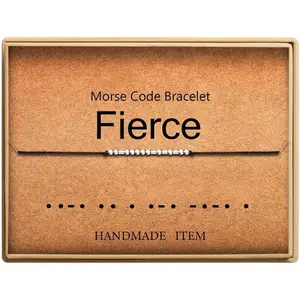 Personalized  for Women Funny Morse Code Bracelet for Women Friendship Inspirational Gifts for Women