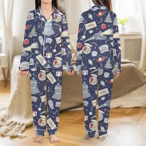 Express Christmas Train Pajamas Set, Long Short Sleeve Pajama, Youth & Adult Holiday Sleepwear, Family Xmas Pjs 45985 8