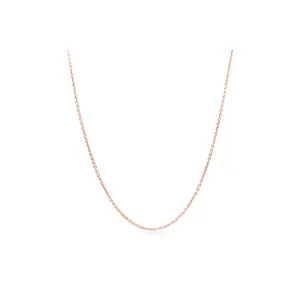 PANDORA Sterling Silver Chain with 14k Rose Gold Plating 45 cm/17.7 in 580413-45