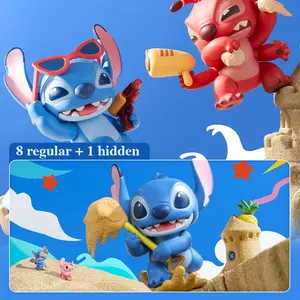 Disney Stitch Where's Kim Going Series Blind Box - Anime-Related Desktop Ornaments, Cute Doll Surprise Gifts