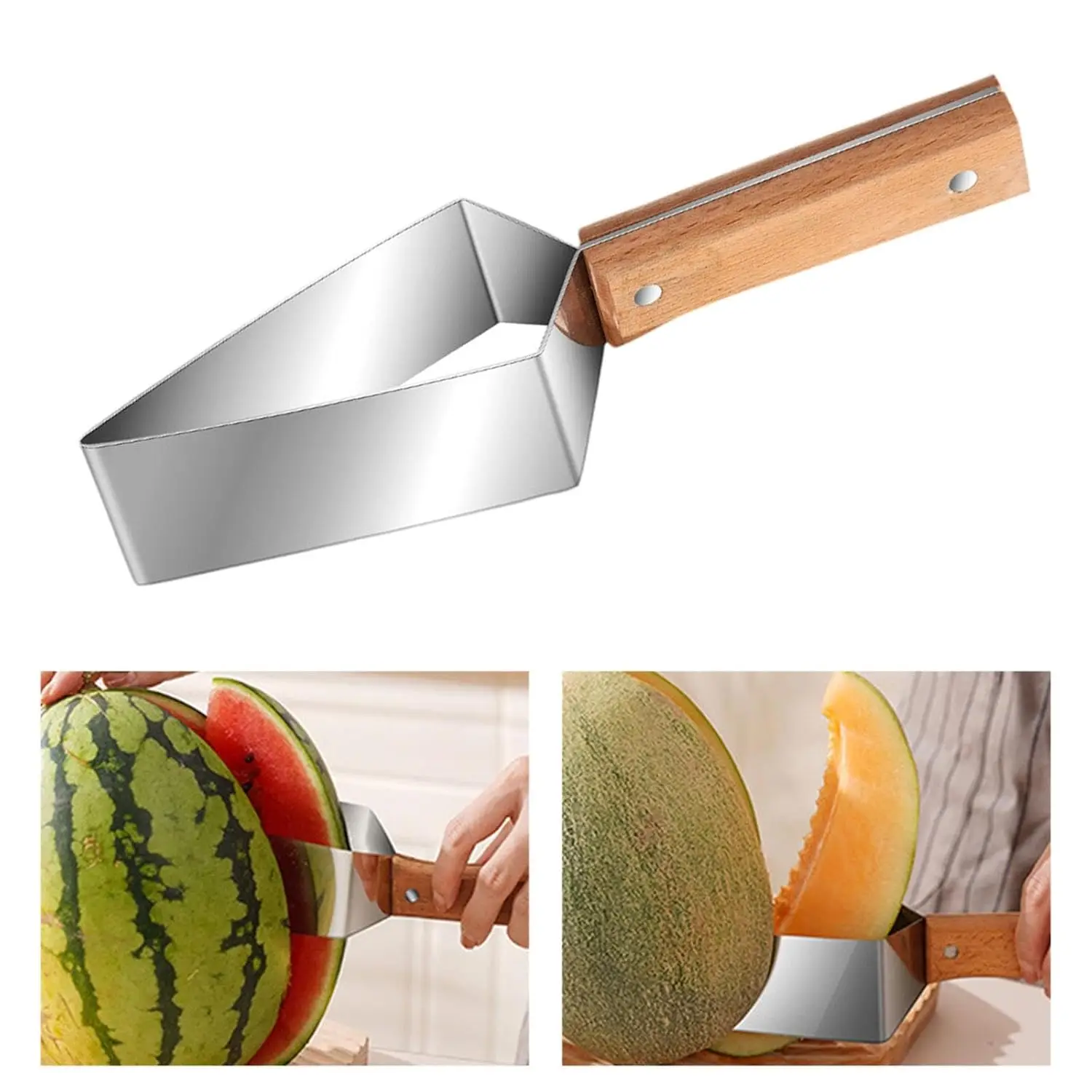 Watermelon Cutting Artifact Portable Fruit Slicers for Picnic Camping Kitchen