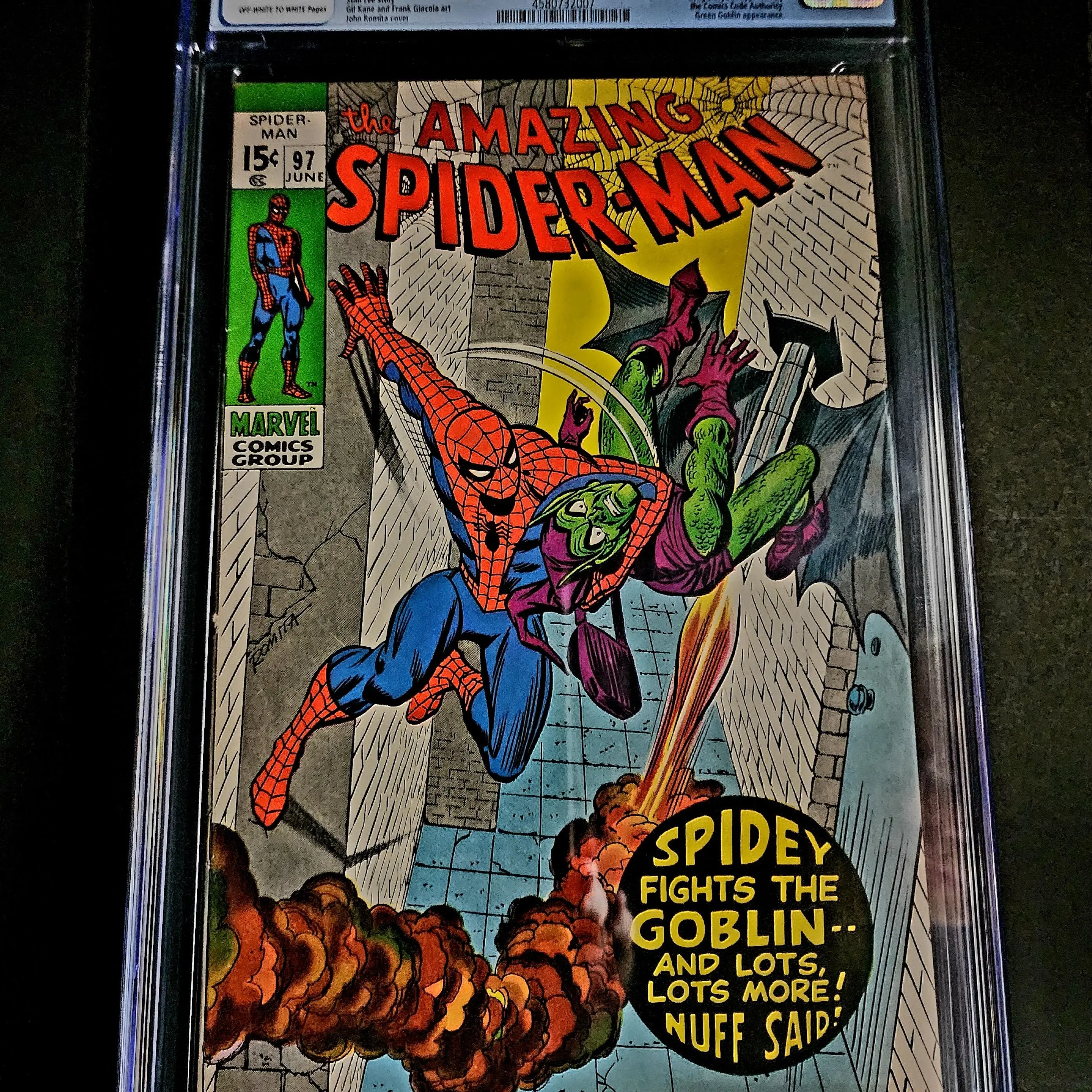 Marvel Amazing Spider-man #97 CGC 6.5