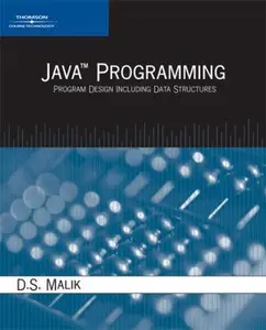 USED-Java Programming: Program Design Including Data Structures by D. S. Malik (Paperback)