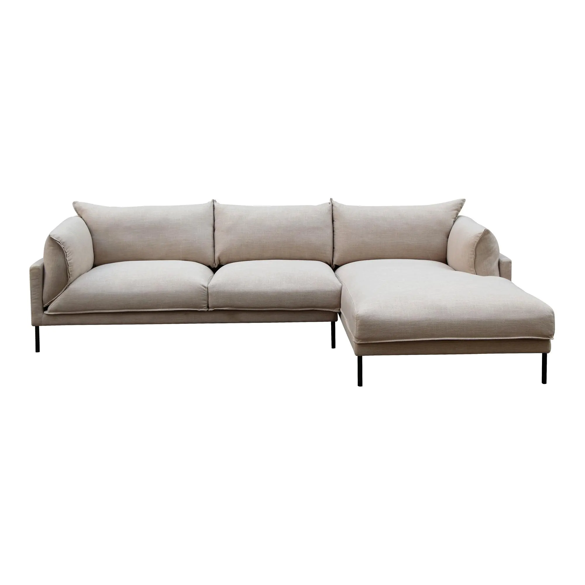 Jamara Right-facing Sectional - Sandy Beige