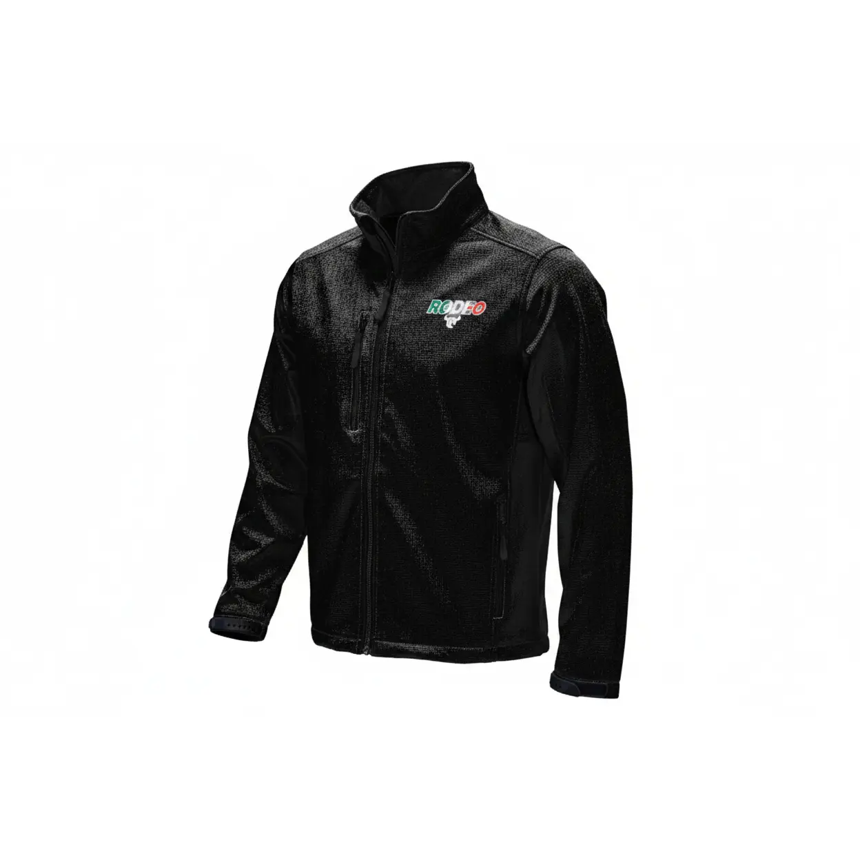 Men's Cowboy Hardware Black "MX Rodeo Cowboy" Poly Shell Jacket