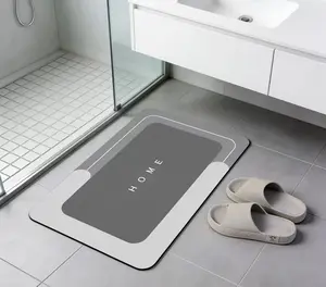 Ultra Absorbent Fast Drying 3 Piece Bathroom Rug Set Non Slip Bath Mat U-Shaped Toilet Mat Luxury Minimalist Home Decor Washable Bathroom Floor Mats for Shower Tub Shower Bathroom Accessories