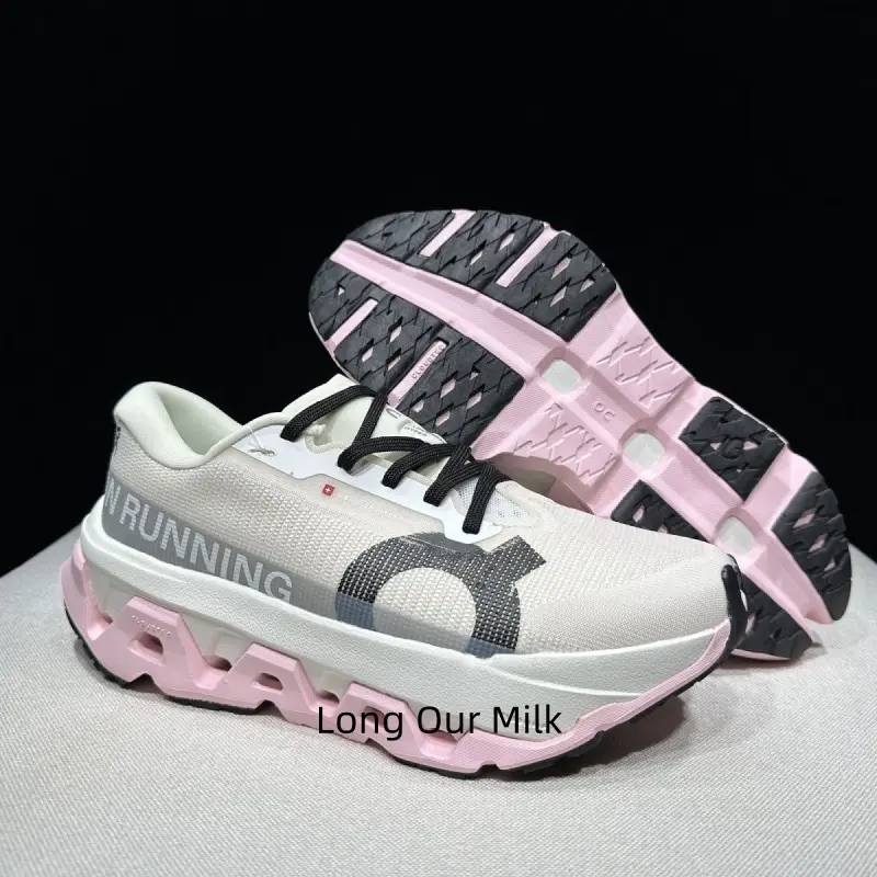 Soft Pastel Pink Contrast Minimal Performance Running Shoes for Women, Full Vent Mesh Upper, Responsive Cloud Foam Cushion Midsole, Perfect for Jogging, Fitness & Outdoor Daily Walking