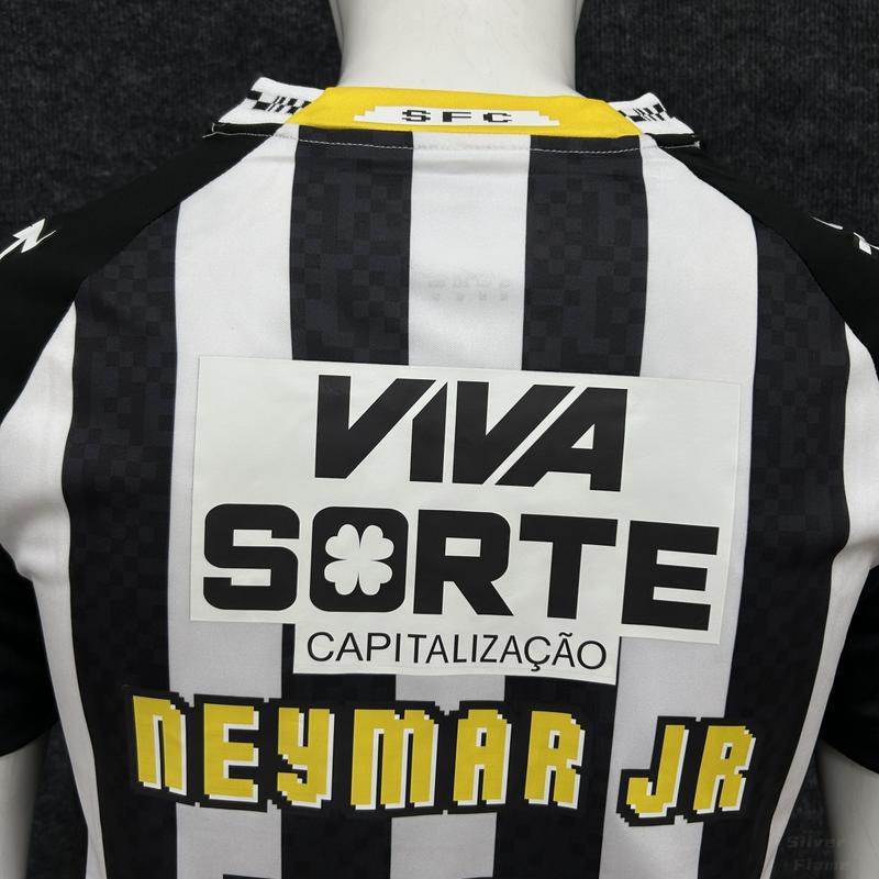 2025 2026 New Away Black No.10 Neymar Short Sleeve Football Jersey