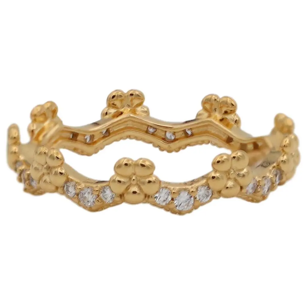 PANDORA Flower Crown Ring 167924CZ PANDORA Flower Crown Ring 167924CZ