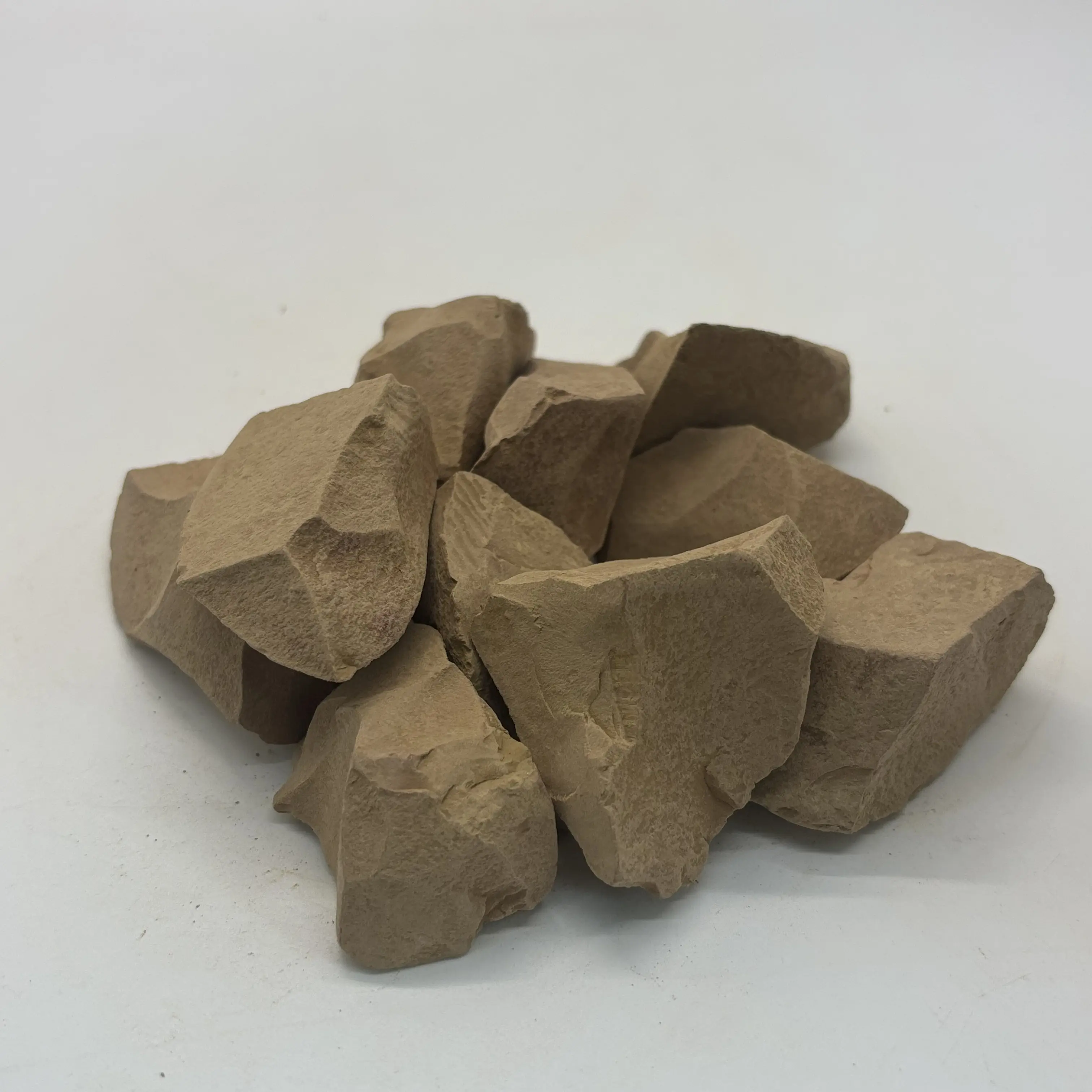 Narat Brown Edible Clay Chunks - 200g(7oz) 0-Additive Cosmetic Quality Clay-Based Craft Material, Slightly Sticky When Wet (For Home & Garden Soil Use)