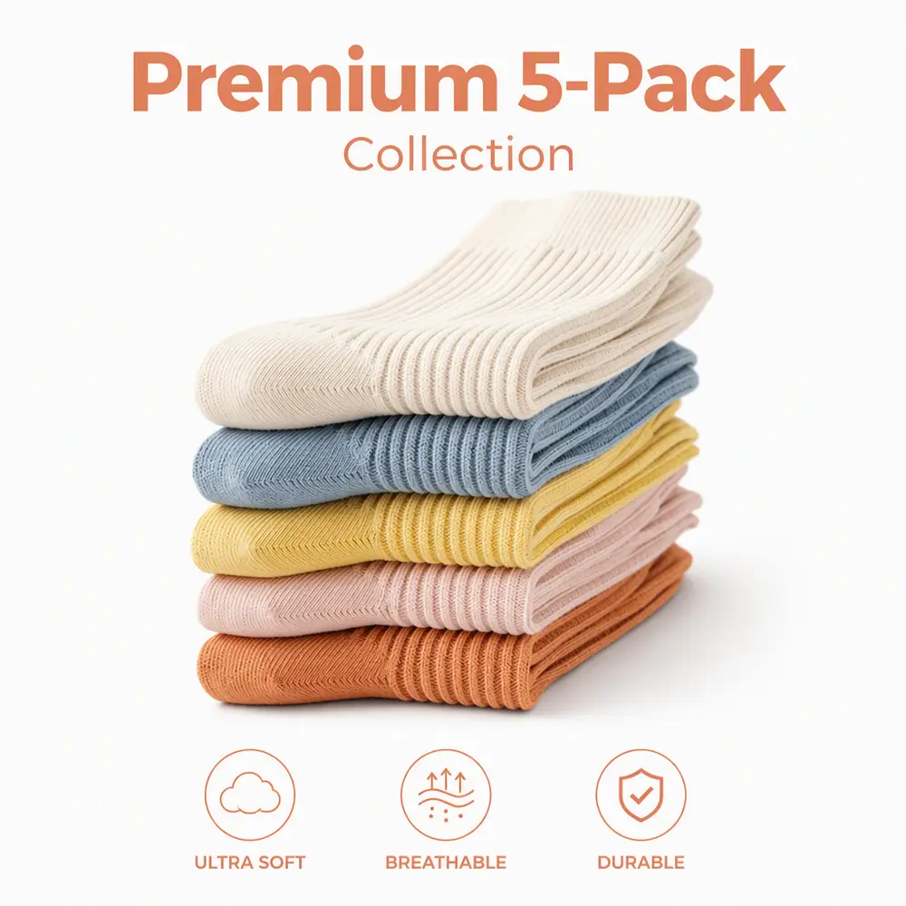 Looking for a thoughtful gift that actually gets used daily? This 5-pack of coordinating colors is the ultimate crowd-pleaser for your boyfriend or bestie. Each pair delivers a snug feel that keeps feet happy. They will wear these every single day. Grab t