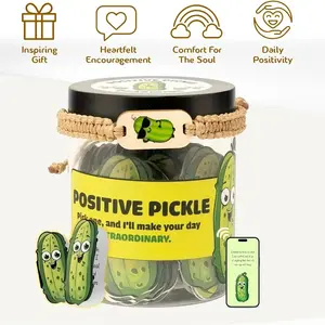Christmas/Graduation Gift 🎄 60pcs Pickle Cheer Up Cards - Encouragement Quotes, Cute Art Reusable Self-Care Gift