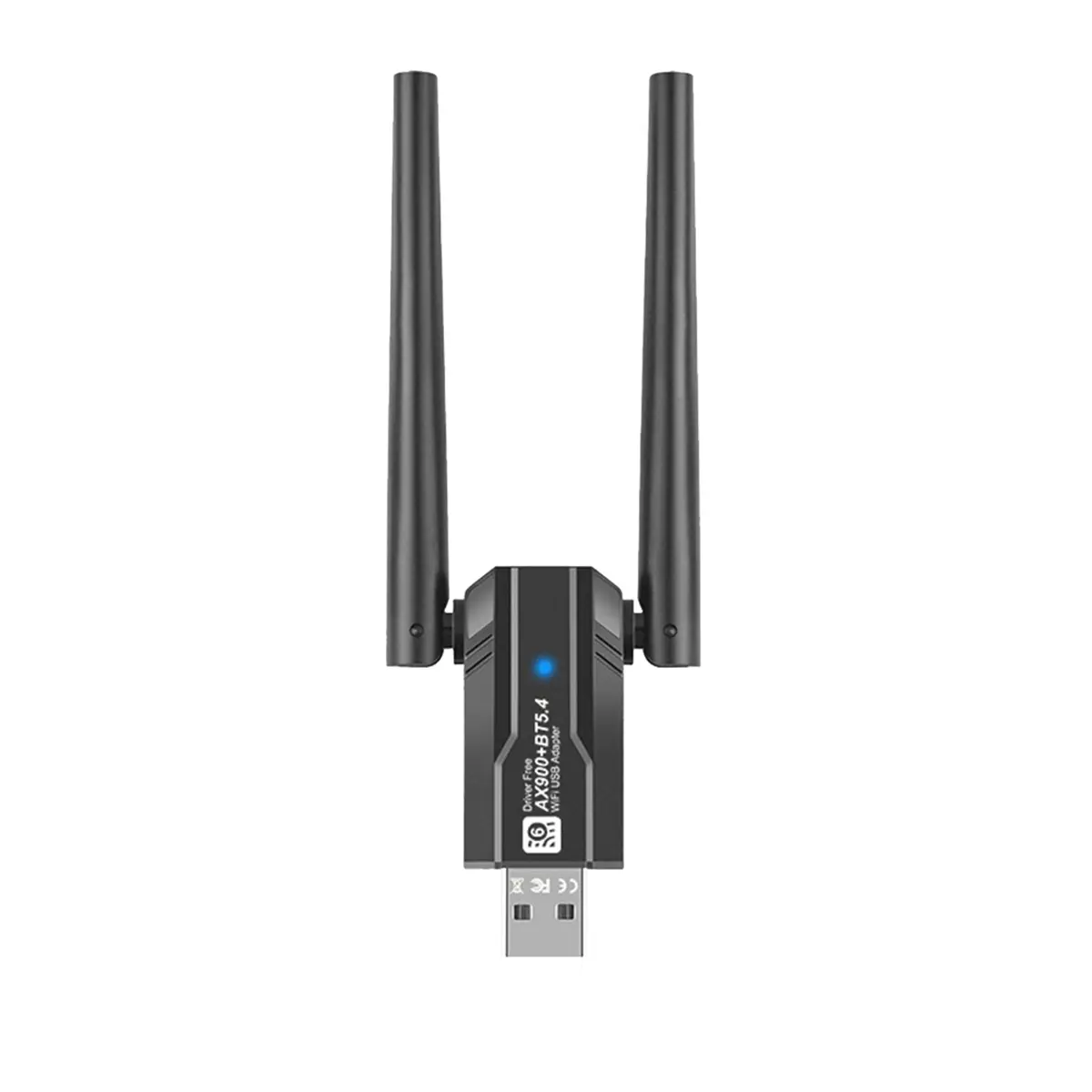 AX900 USB WiFi6 Adapter 2.4G/5Ghz Bluetooth 5.4 Dongle 900Mbps Wireless WLAN Receiver for Win7/10/11(32/64 Bit)