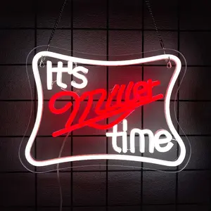 Bar Neon Signs for Wall Decor Beer Led Neon Light Signs for Man Cave Home Party Pub Shop Beer Club Bedroom Neon Bar Sign Wall Art Decor