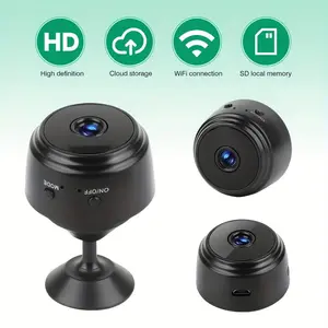 New 3-piece Mini Wireless Camera Set with 2.4Ghz Wifi for indoor/outdoor surveillance. View footage anytime, anywhere via remote app. Perfect home assistant & ideal for remote monitoring when away. Safety cameras for home Compact Full HD Security 5g