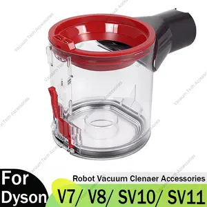 For Dyson V7 V8 SV10 SV11 Dust Bin Dust Bucket Garbage Bin for Dyson Handheld Wireless Vacuum Cleaner Spare Parts Accessories Dust Box Replacement