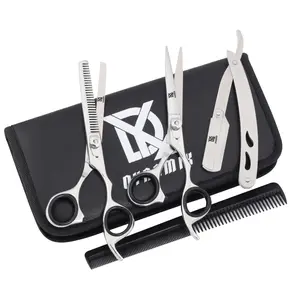 Professional Hair Cutting & Thinning Scissors Set – Barber Shears Salon Kit Haircare Case