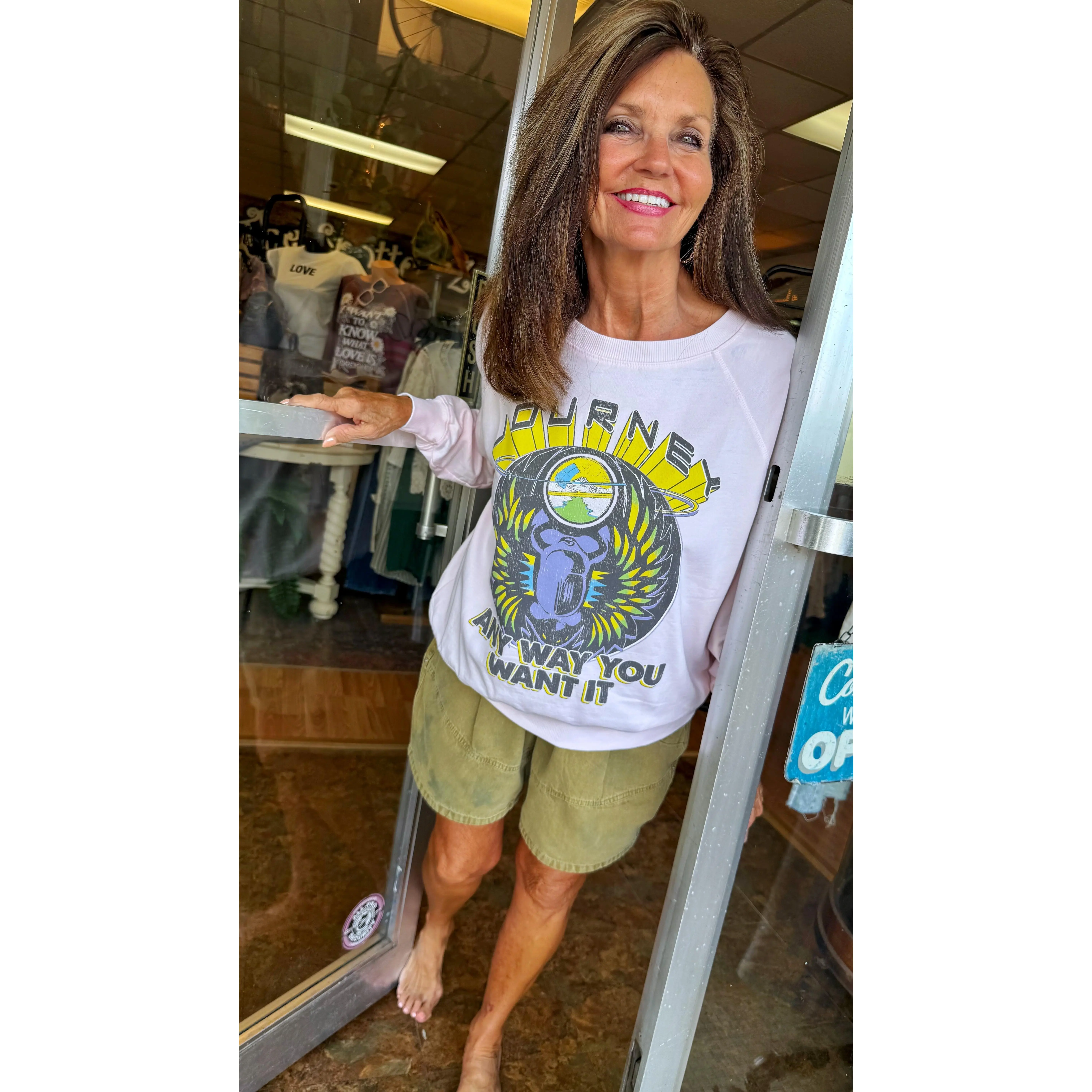 Journey Tour Pink Sweatshirt