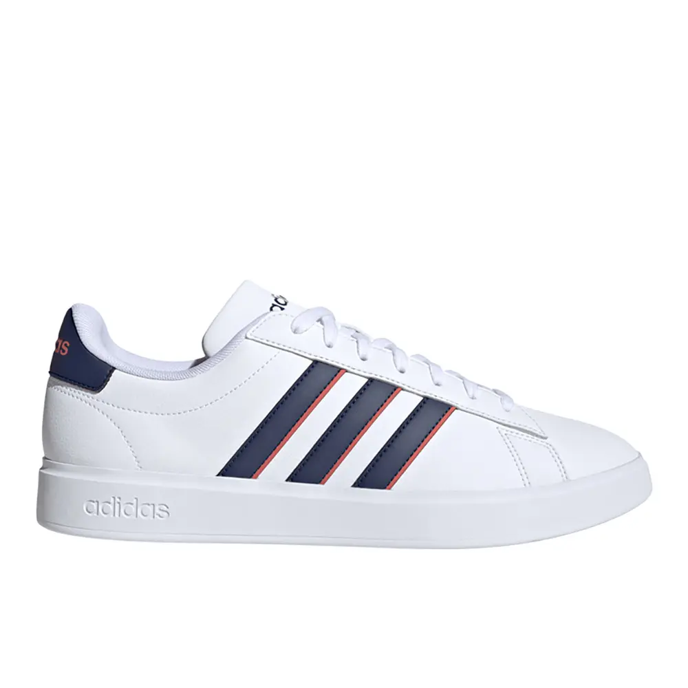 adidas Mens Grand Court 2.0 Tennis Sneakers Shoes - White