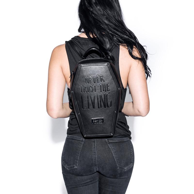 Never Trust Coffin Backpack