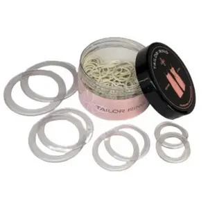 Tailor Ring Invisible Clothing Accessory to Cinch Shirt, Dress, Skirt, Scarf for a custom tailored fit. Set includes 8 rings-4 sizes. Cinch Clip, Shirt Clips, Dress Clips,Scarf Ring, Crop Tuck